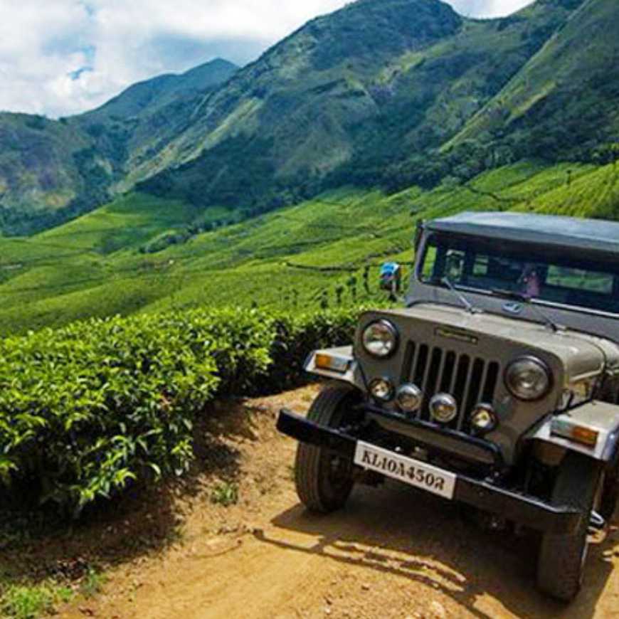 Trichy-To-Kolukkumalai-Jeep-Safari